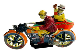 Motocicleta amb sidecar de la marca Payá