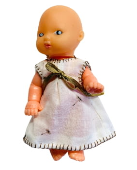 Muñeca articulada vintage