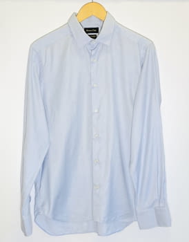 Camisa Massimo Dutti, blau cel