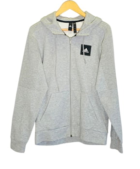 Chaqueta chándal en gris, de la marca Adidas