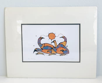 Loon Family. Norval Morrisseau