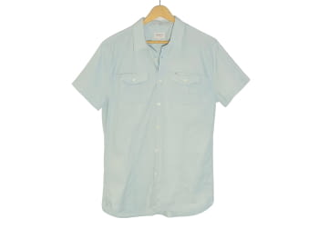 Camisa Pepe Jeans de cotó blau cel