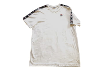 Camiseta Fila, blanca de manga corta