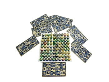 Antiguas bolas de bingo