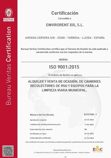 ISO 9001:2015  Enfocados en la atención al Cliente