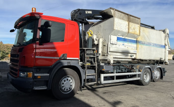 Recolectores carga selectiva Multilift con grúa