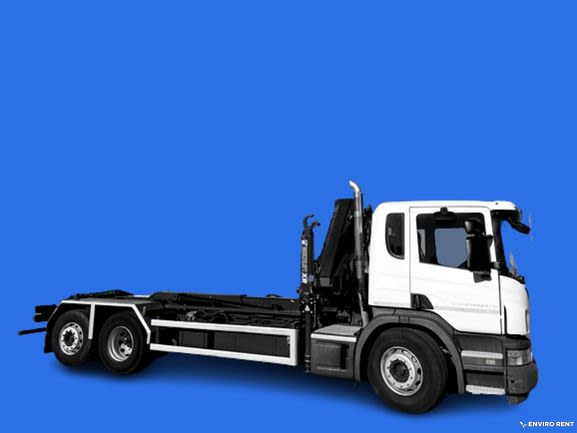 (177) SCANIA 26tn Multilift HIAB y grúa HIAB