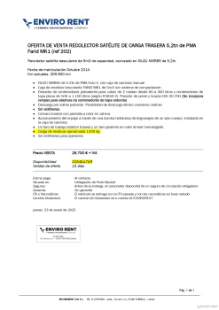 (202) Recolector Satélite 5,2tn FARID MK1 5m3 (PaP) - 2