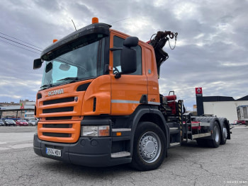 (203) SCANIA 26tn Multilift y grúa Palfinger - 1
