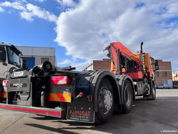 (203) SCANIA 26tn Multilift y grúa Palfinger - 5