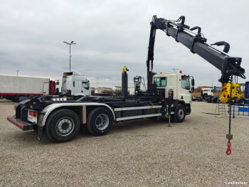 (206) DAF CF75 26tn Multilift y grúa Hiab (selectiva) - 1