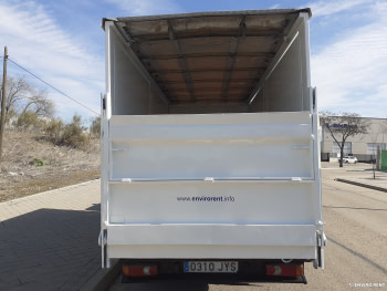 (204) Caja basculante 3,5tn plataforma elevadora columnas - 5