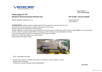 (175) Recolector satélite PB5 Renault Max 4.5t - 1
