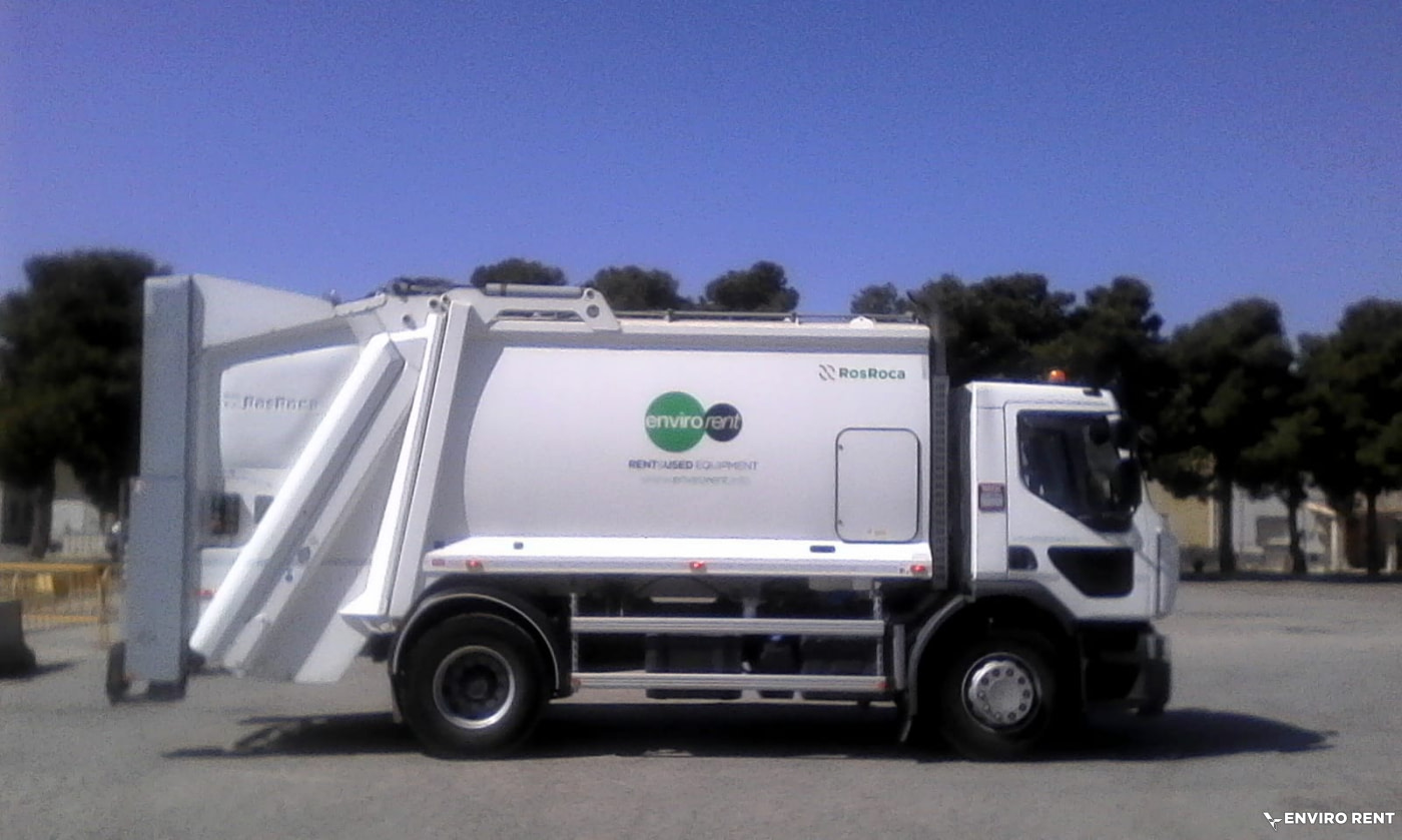 (107) Recolector ROSROCA OLYMPUS 16W sobre Renault 18Tn