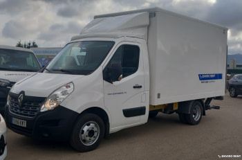 (246)  Caja cerrada 3,5tn plataforma elevadora abatible Zepro - 3