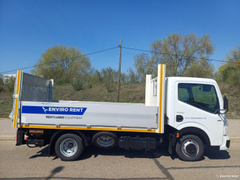 (287) Caja abierta 3,5tn plataforma elevadora columnas