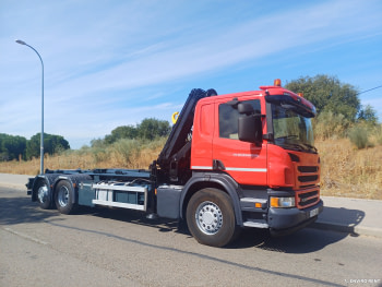 (278) SCANIA P320 Multilift HIAB grúa HIAB