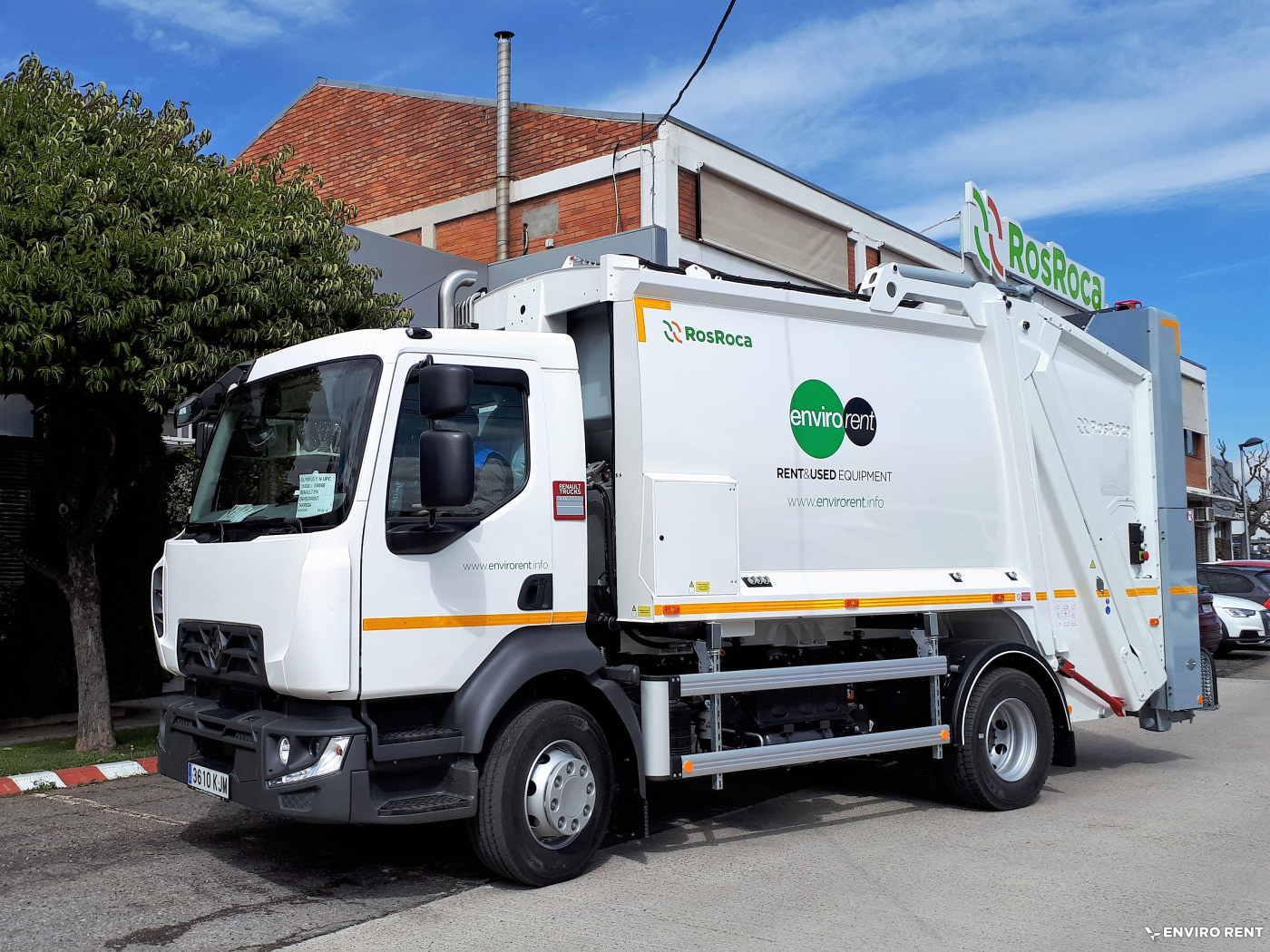 (100) Recolector carga trasera ROSROCA OLYMPUS 11N sobre Renault 16Tn