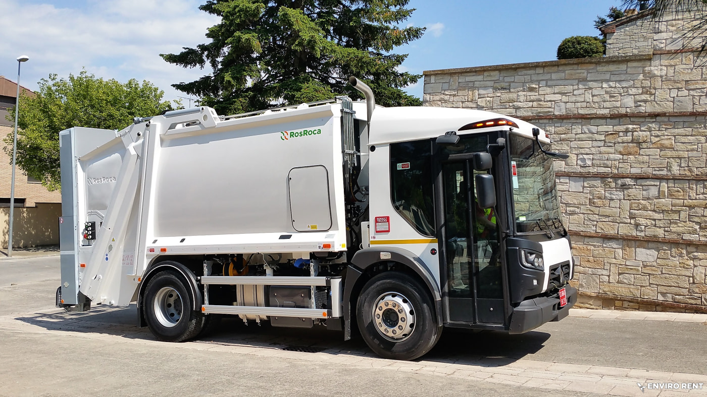 (109 Recolector carga trasera ROSROCA OLYMPUS 14 Renault ACCES 18Tn