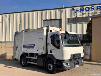 (123) Recolector carga trasera ROSROCA OLYMPUS 11N Renault 16Tn - 1