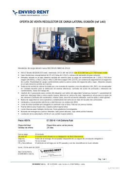 (140) Recolector carga lateral FARID FMO 25 Euro6