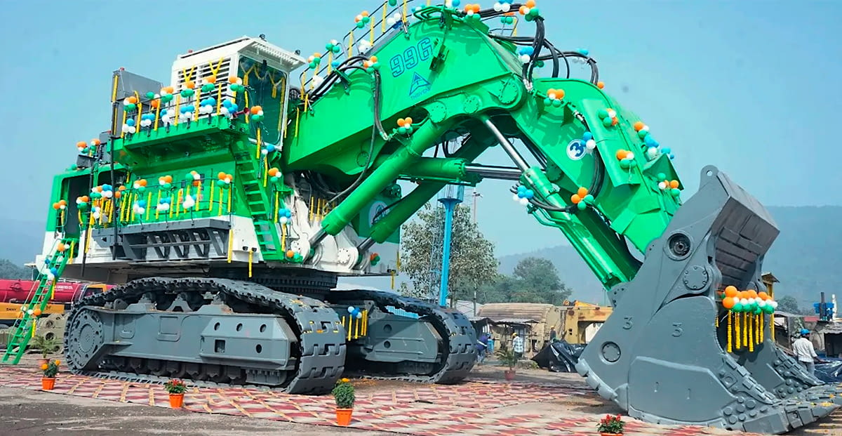 India electrifica una excavadora minera gigante de 650 toneladas: un hito para la industria pesada