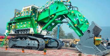 India electrifica una excavadora minera gigante de 650 toneladas: un hito para la industria pesada