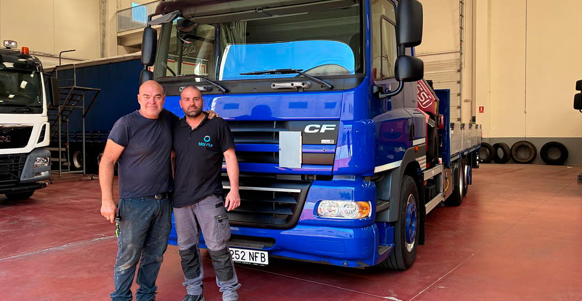 Blai Rius SLU apuesta por un camión DAF CF 85360 para seguir creciendo con eficiencia y potencia