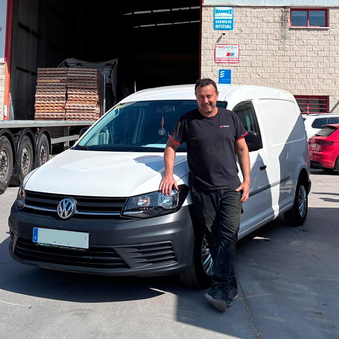 Entrega furgoneta Volkswagen