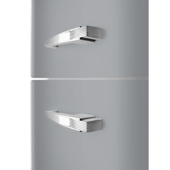 Frigorífico Combi Silver Smeg FAB32LSV5 | No Frost | Retro Años 50 | Bisagra Izquierda | Clase D | Envío Gratis - 4
