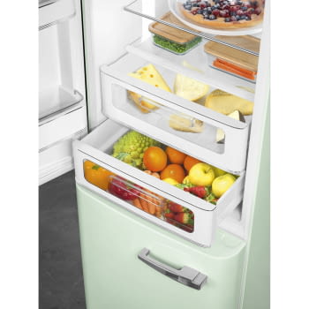 Frigoríficos Combi Verde Agua Smeg FAB32LPG5 | No Frost | Retro Años 50 | Bisagra Izquierda | Clase D | Envío Gratis - 4
