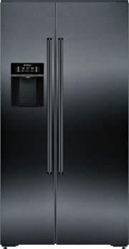 Frigorífico Americano Siemens KA92DHXFP Black stainless steel| 177.8x91.2X73.2cm | No Frost | Dispensador puerta | Envío + Instalación + Retirada Gratis | Clase F