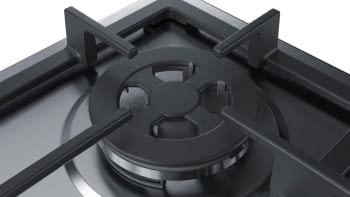 Placa de Gas Natural Bosch PGH6B5B90 | Inoxidable | 3 Quemadores + 1  Wok de doble llama | Autoencendido integrado | Serie 4 | Stock - 2