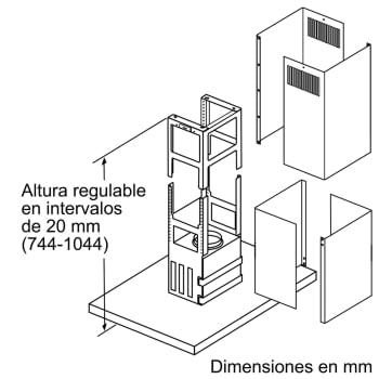 Bosch DIB98JQ50 Campana techo Isla A+ | Acero Inoxidable | 90cm Ancho - 4
