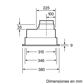 Grupo Filtrante Bosch DHL555BL en Plata Metalizado, de 53 cm a 618 m³/h | Clase C | Serie 4 - 4