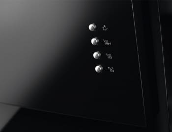 Campana Decorativa Inclinada 90cm Electrolux LFV319K Negro | Led | Filtro Carbón | 600m3 | Clase A - 2