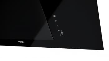 Campana decorativa vertical Teka DVT 98660 TBS (112930043) en Cristal Negro, de 90cm a 698 m³/h | Sistema aspiración "Contour"  | Clase A+ - 10