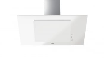 Campana decorativa vertical Teka DVT 98660 TBS (112930044) en Cristal Blanco, de 90cm a 698 m³/h | Sistema aspiración "Contour"  | Clase A+ - 2