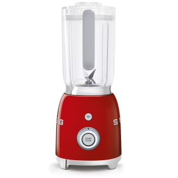 Batidora de vaso BLF01RDEU SMEG con 4 niveles de velocidad | Cuchilla doble extraible | 3 funciones | 800W | Capacidad 1,5L | Color Rojo | Stock - 2