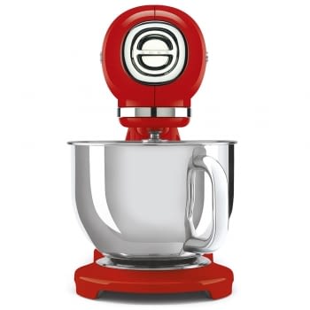 Robot de cocina SMF03RDEU SMEG Rojo de 800 W, con Sistema Planetario | Motor Direct drive | 10 velocidades variables | Capacidad cuenco bol 4,8L - 2