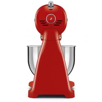 Robot de cocina SMF03RDEU SMEG Rojo de 800 W, con Sistema Planetario | Motor Direct drive | 10 velocidades variables | Capacidad cuenco bol 4,8L - 7