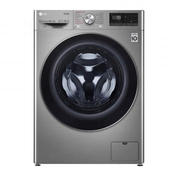 LavaSecadora LG F4DV7010S2S Inoxidable antihuellas, de 10.5 Kg en lavado a 1400 rpm  y 7 Kg en secado, combinado con vapor, conexión WiFi ThinQ | Clase A