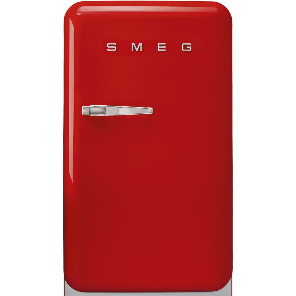 Frigorífico + Congelador Mini Rojo Smeg FAB10RRD6 | Retro Años 50 | Bisagra Derecha | Clase D
