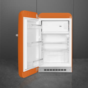 Frigorífico + Congelador Mini Naranja Smeg FAB10LOR5 | Retro Años 50 | Bisagra Izquierda | Clase E - 2