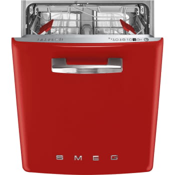 Lavavajillas Smeg bajo encimera STFABRD3 Rojo | 60cm | Motor Inverter |10+1 programas | 13 cubiertos | Clase B