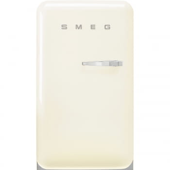 Frigorífico + Congelador Mini Crema Smeg FAB10LCR5 |Retro Años 50 | Bisagra Izquierda | Clase E