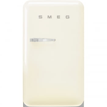Frigorífico + Congelador Mini Crema Smeg FAB10RCR5 | Retro Años 50 | Bisagra Derecha | Clase E