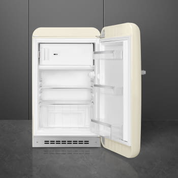 Frigorífico + Congelador Mini Crema Smeg FAB10RCR5 | Retro Años 50 | Bisagra Derecha | Clase E - 2