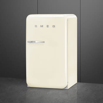 Frigorífico + Congelador Mini Crema Smeg FAB10RCR5 | Retro Años 50 | Bisagra Derecha | Clase E - 6