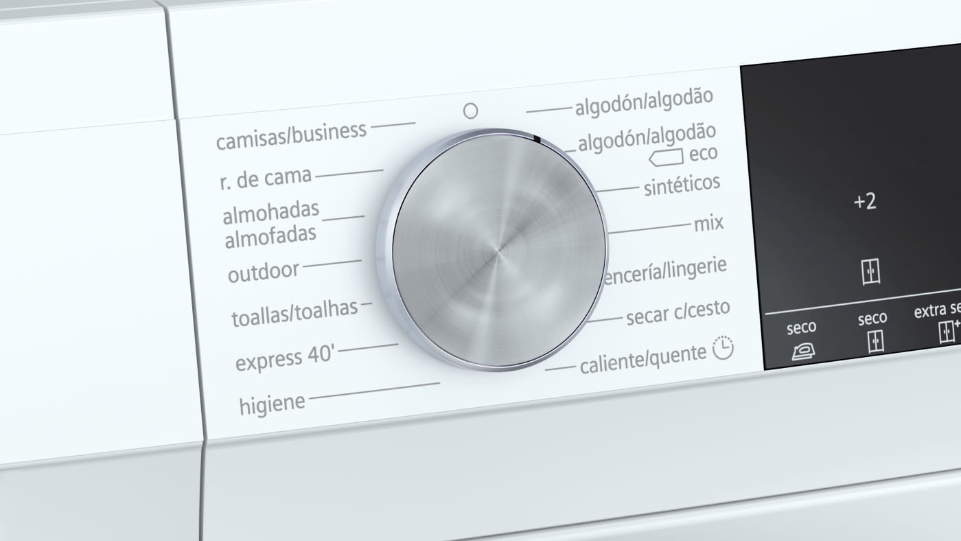 Secadora Siemens WQ33G2D0ES Blanca de 8kg de Bomba de Calor
